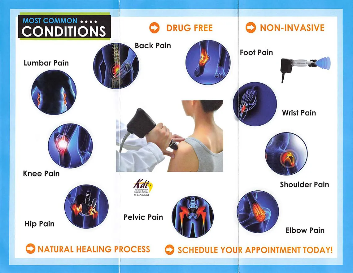 Chiropractic Laguna Hills CA Radial Therapy Flyer